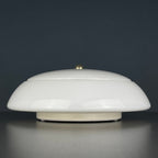 Mid-Century Murano Glass Ceiling Lamp: Vetreria De Majo, Italy 1970s