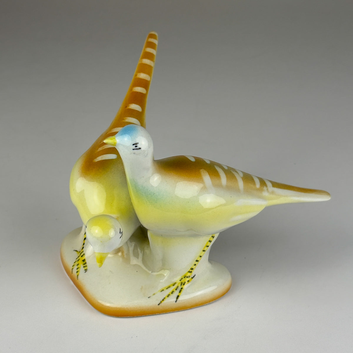 Vintage ceramic figurine Birds Vintage Yugoslavia 1950s
