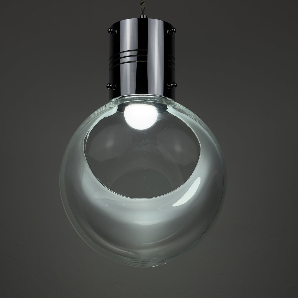 Vintage pendant lamp Membrane by Toni Zuccheri for Venini, Italy 1960s