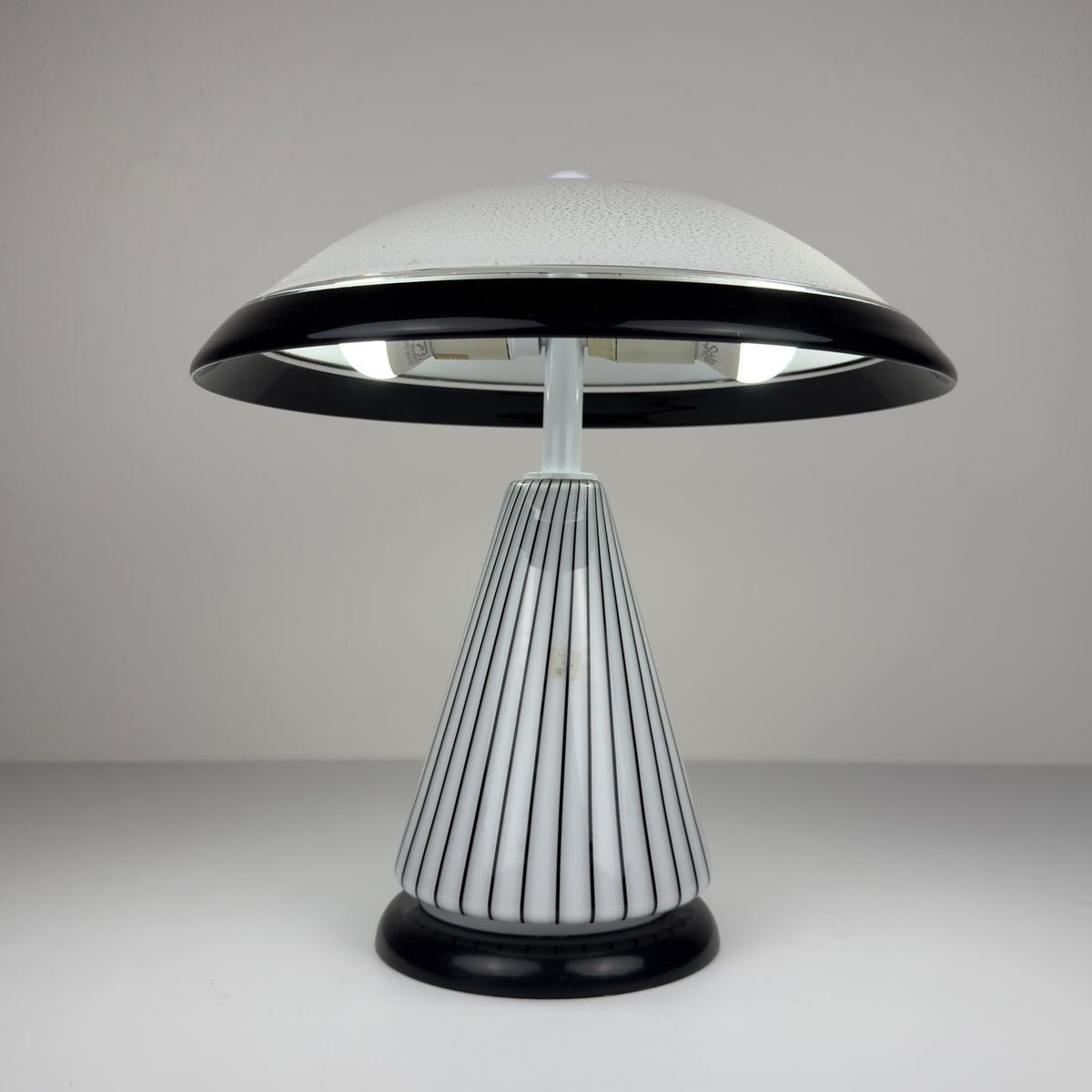 Original vintage murano table lamp by Zonca, Italy 1980s
