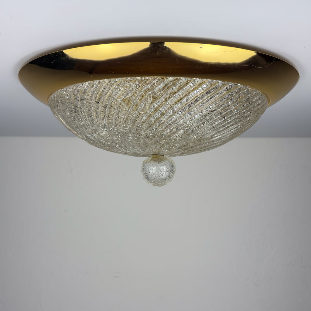 Vintage murano ceiling lamp, Italy 1980s