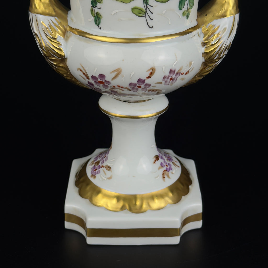 Vintage porcelain vase in the style of "Old Paris", China, Mid-20th Century