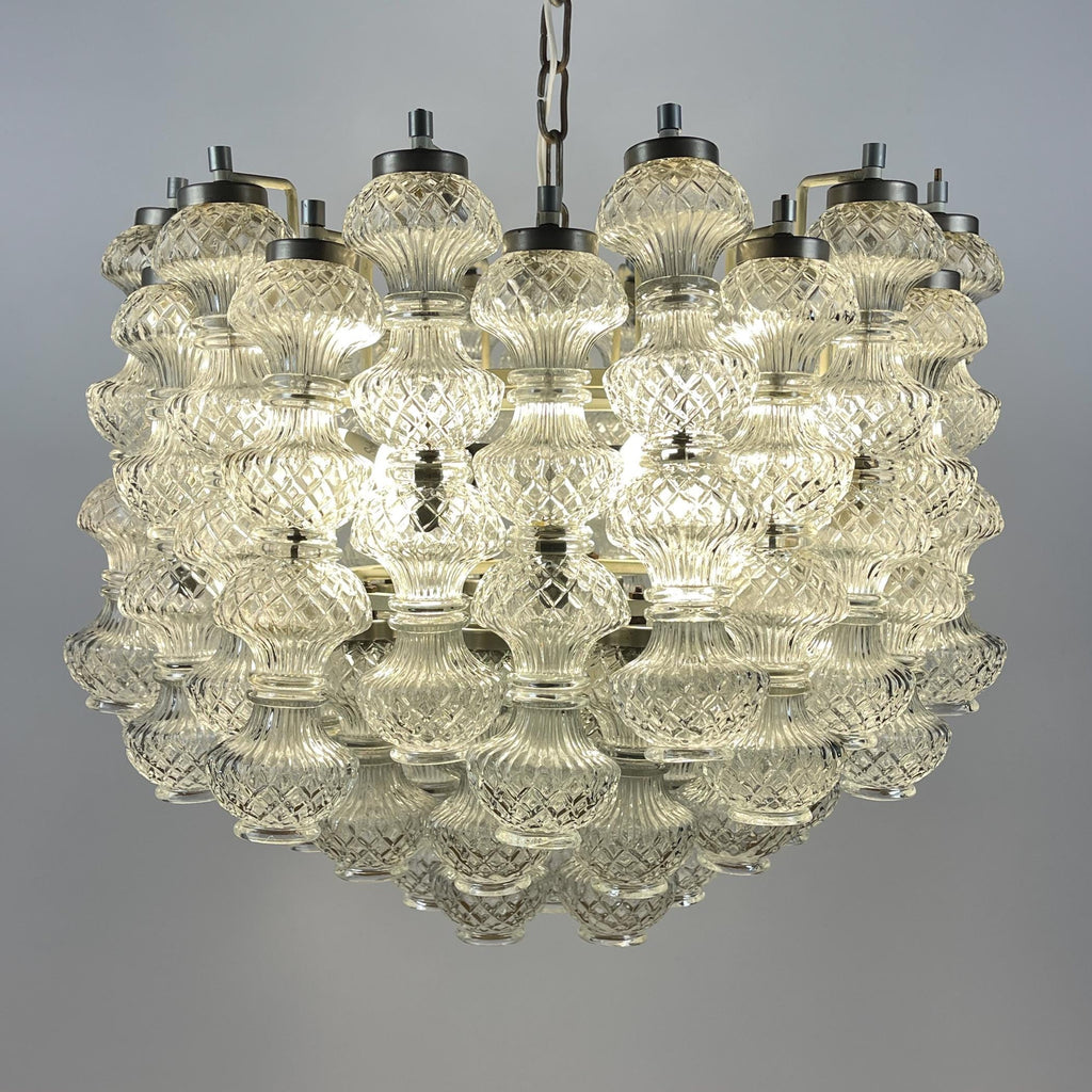 Murano chandelier by Flavio Poli for Seguso, Italy, 1960s