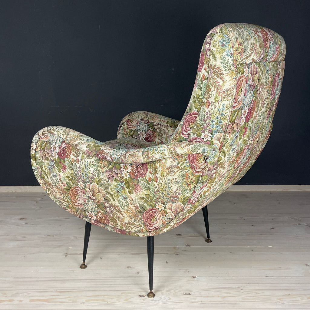 Mid-century modern armchair Lady by Marco Zanuso Italy 1960s Vintage italian modern lounge chair