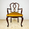 Vintage dining chair with arms, Italy 1950s