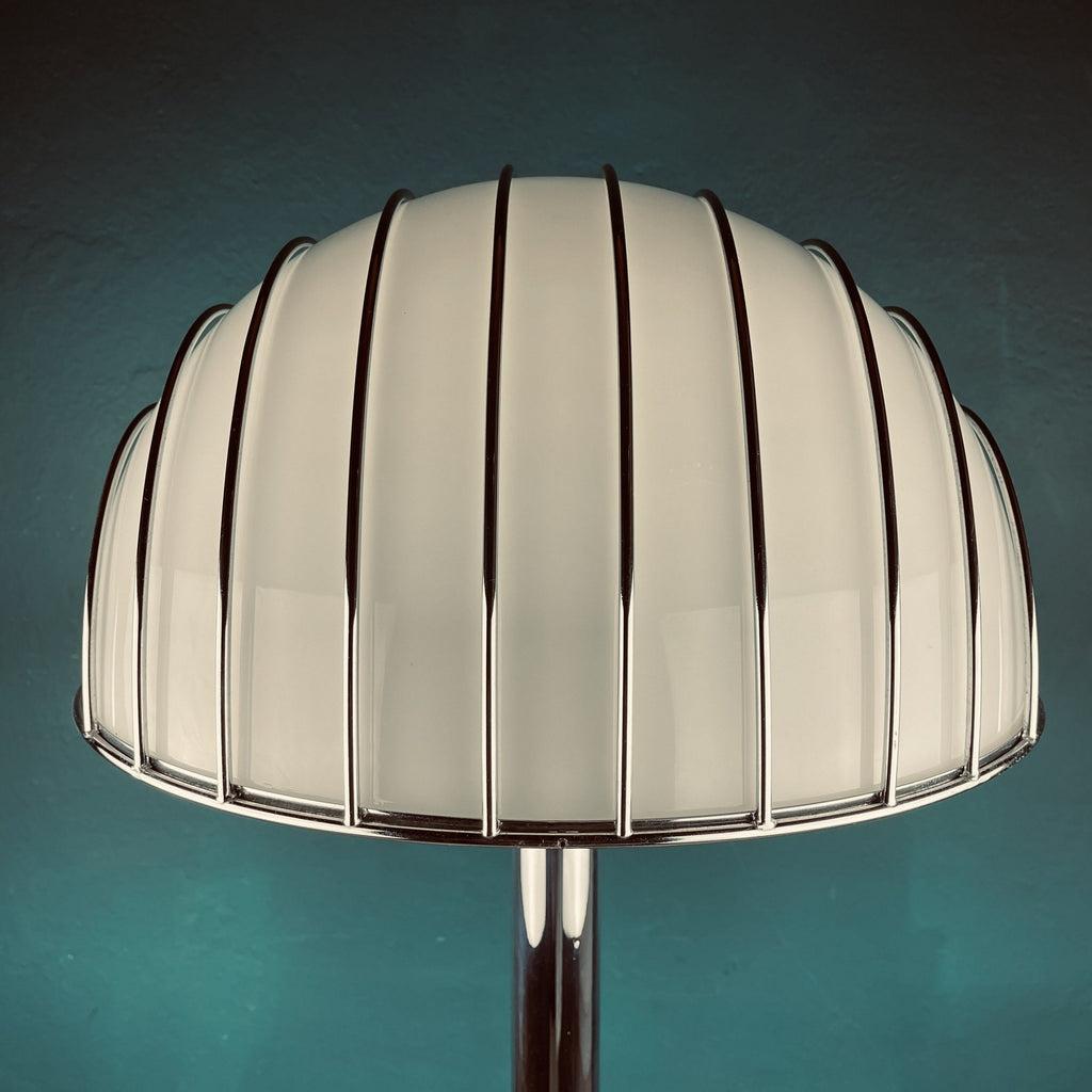 Vintage Chrome Floor Lamp by Adalberto Dal Lago for Esperia, 1960s Italian Lighting