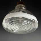 Murano glass pendant lamp  Italy 1960s Space age Mid-century modern italian lighting