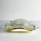 Vintage murano wall lamp, Italy 1970s MCM murano sconce