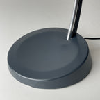 Mid-century grey desk lamp USSR 1972 Vintage gooseneck lamp