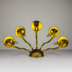 Vintage brass wall lamp by Stilnovo, Italy, 1950s