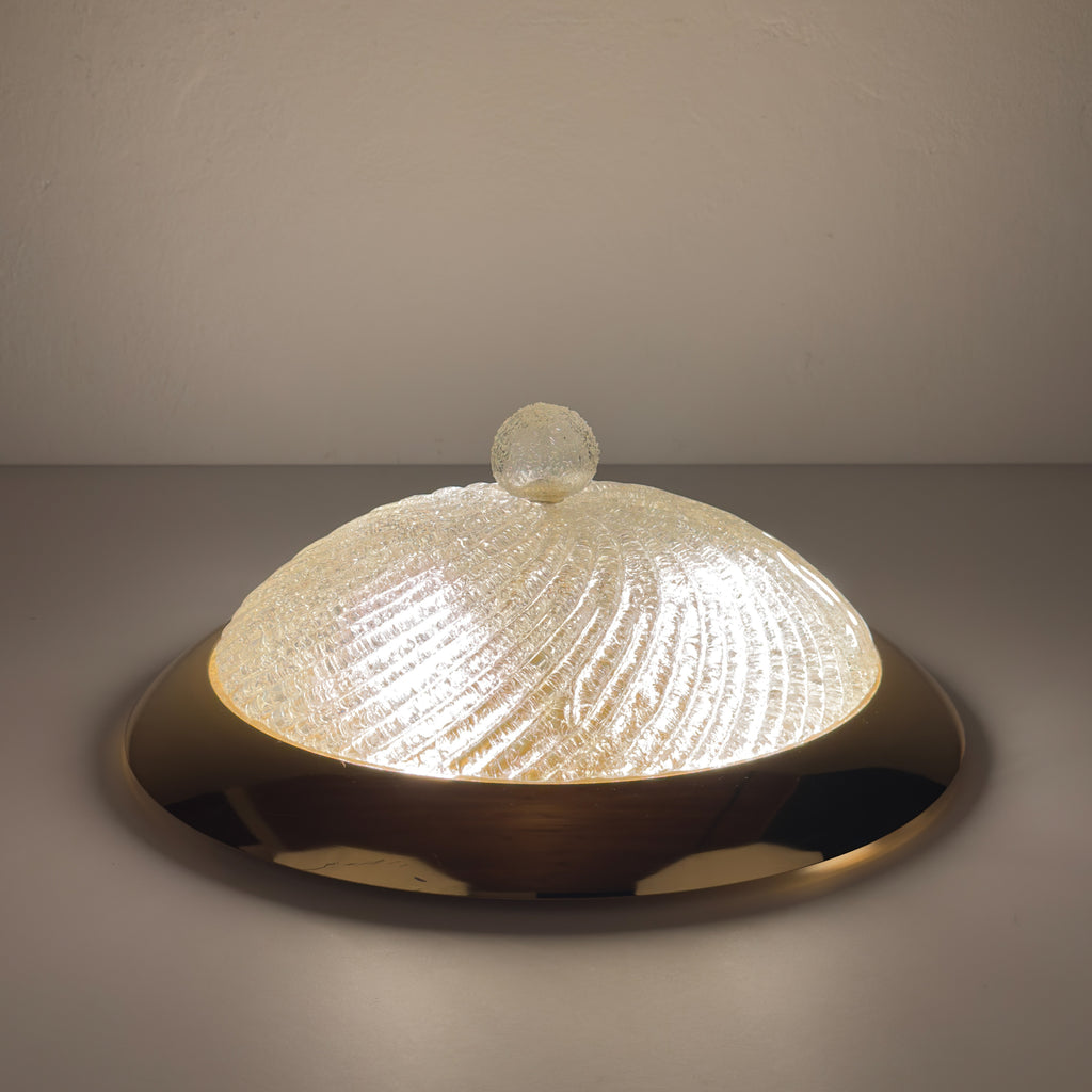 Vintage murano ceiling lamp, Italy 1980s
