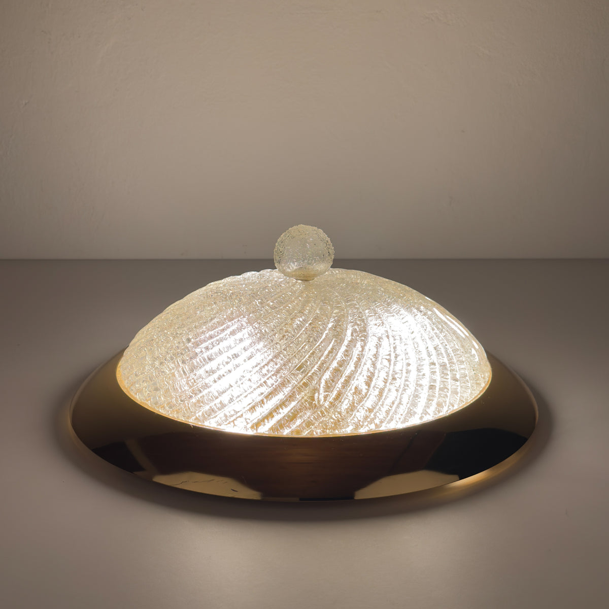 Vintage murano ceiling lamp, Italy 1980s
