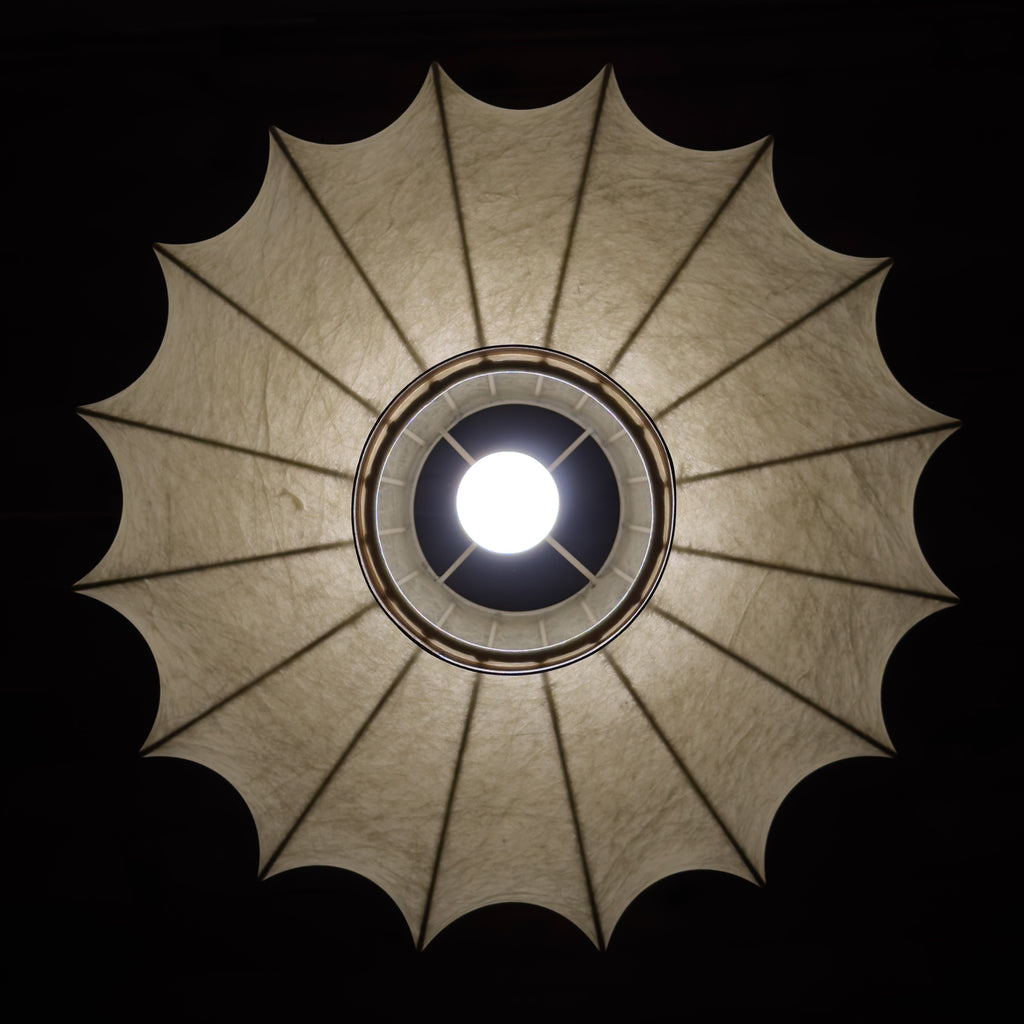 Mid-century cocoon pendant lamp, Achille Castiglioni, Italy 1960s