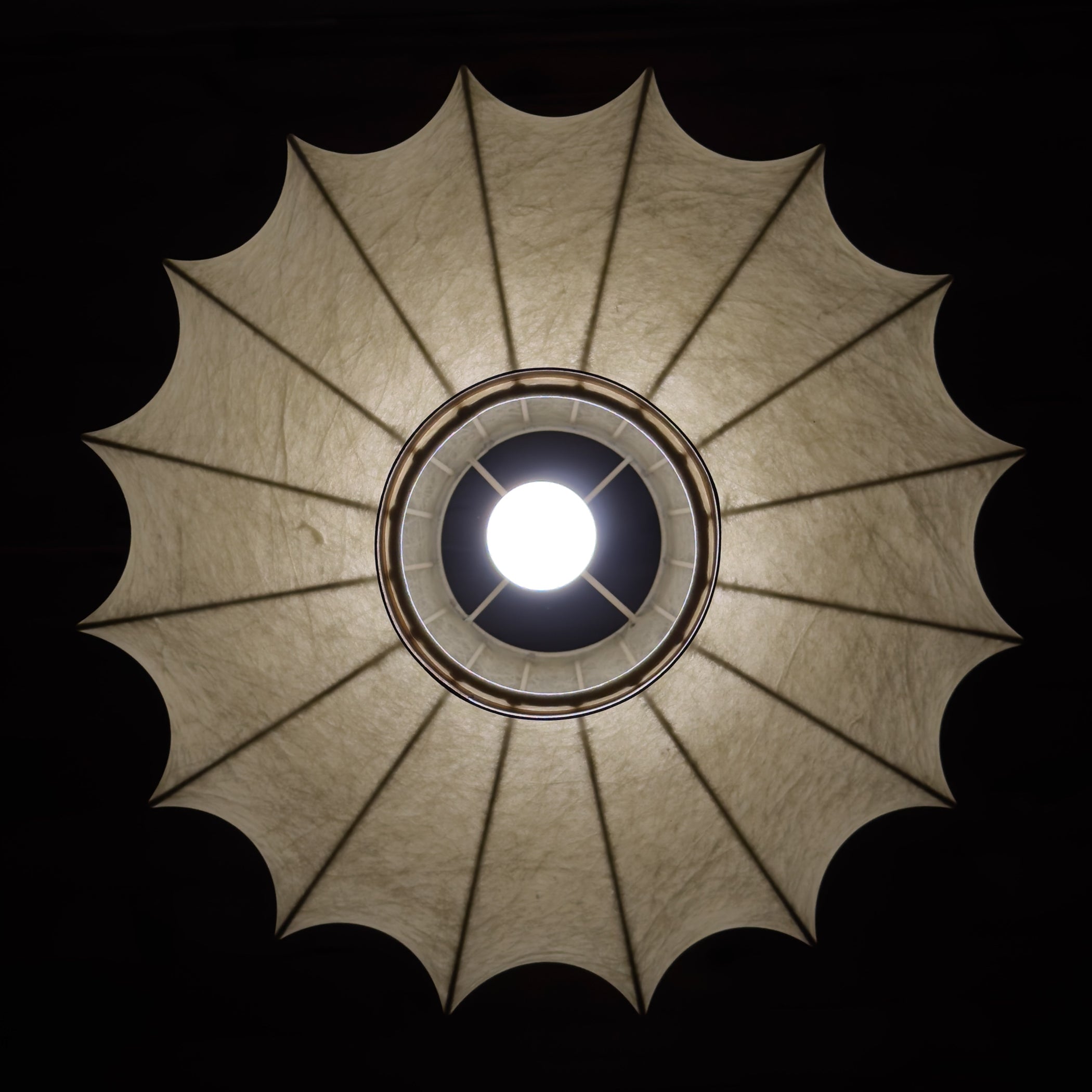 Mid-century cocoon pendant lamp, Achille Castiglioni, Italy 1960s