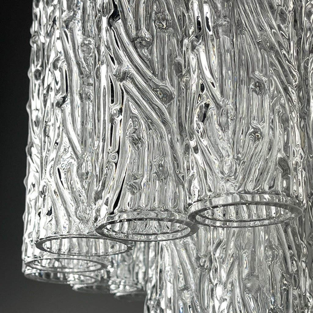 Classic Murano chandelier Tronchi by Venini, Italy 1960s