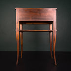 Vintage wood nightstand Italy 1970s