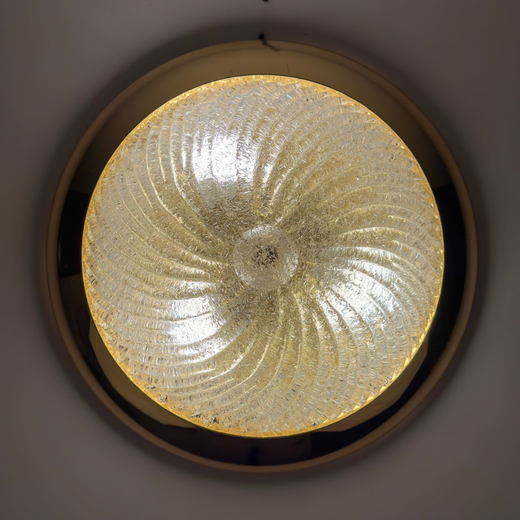 Vintage murano ceiling lamp, Italy 1980s