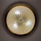 Vintage murano ceiling lamp, Italy 1980s