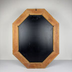 Vintage Large Wooden Wall Mirror, Italy 1930s