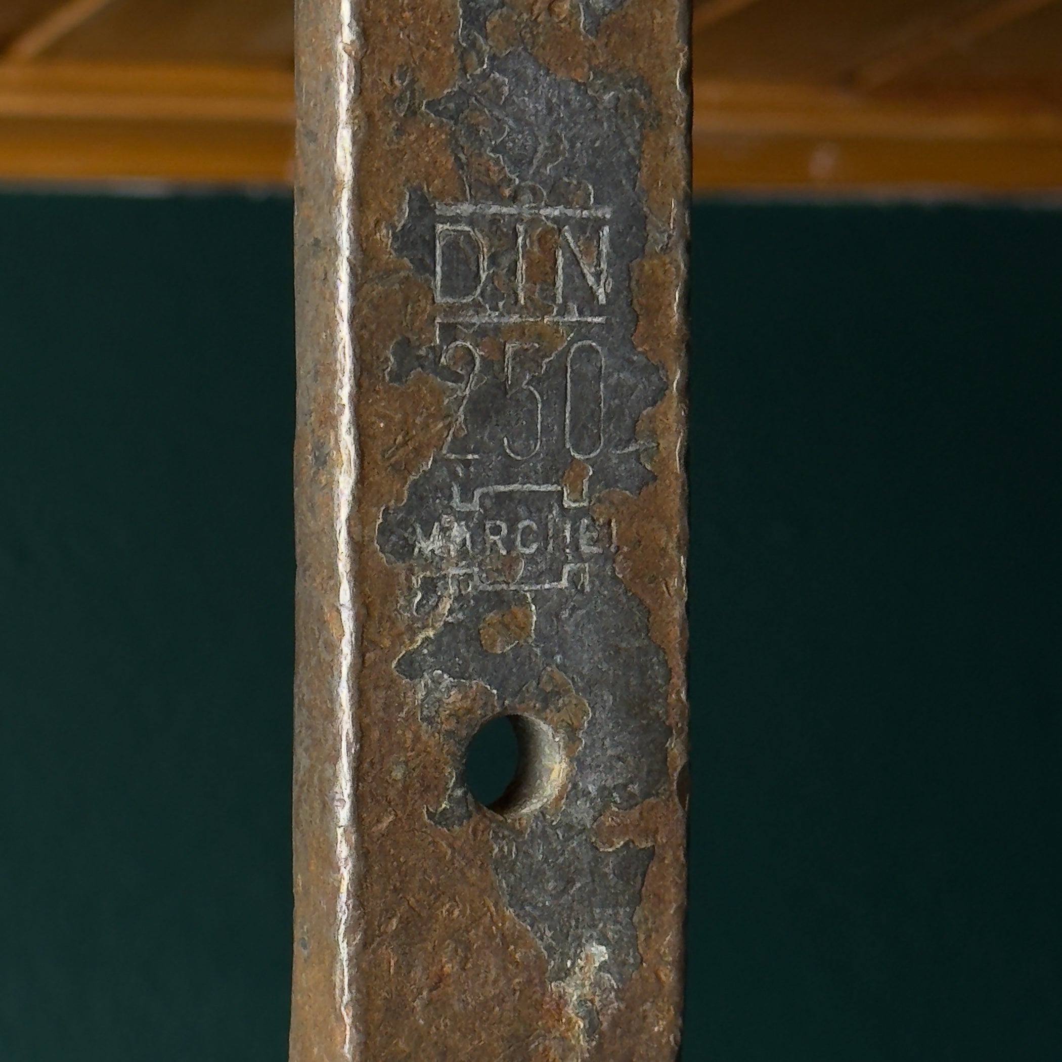 Vintage Iron Steel Butchers Hook, Austria 1970s