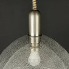 Carlo Nason Murano Glass Pendant Lamp - Mazzega Italian Lighting 1960s