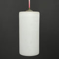 Mid-century opalin glass pendant lamp Italy 1960s Industrial italian lighting