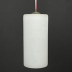 Mid-century opalin glass pendant lamp Italy 1960s Set of 2 Industrial italian lighting