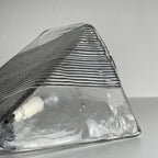 Vintage Murano Glass Wall Sconce: Italian MCM Lighting, 1970s