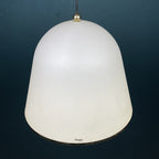 iGuzzini "Kuala" Italian white pendant lamp by Franco BRESCIANI  Italy 1970s
