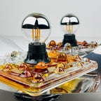 Vintage AV Mazzega Murano Wall Lamps: Mid-Century Italian Lighting, Set of 2