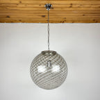 Vintage La Murrina Swirled Murano Glass Pendant Lamp - 1970s Italian Lighting