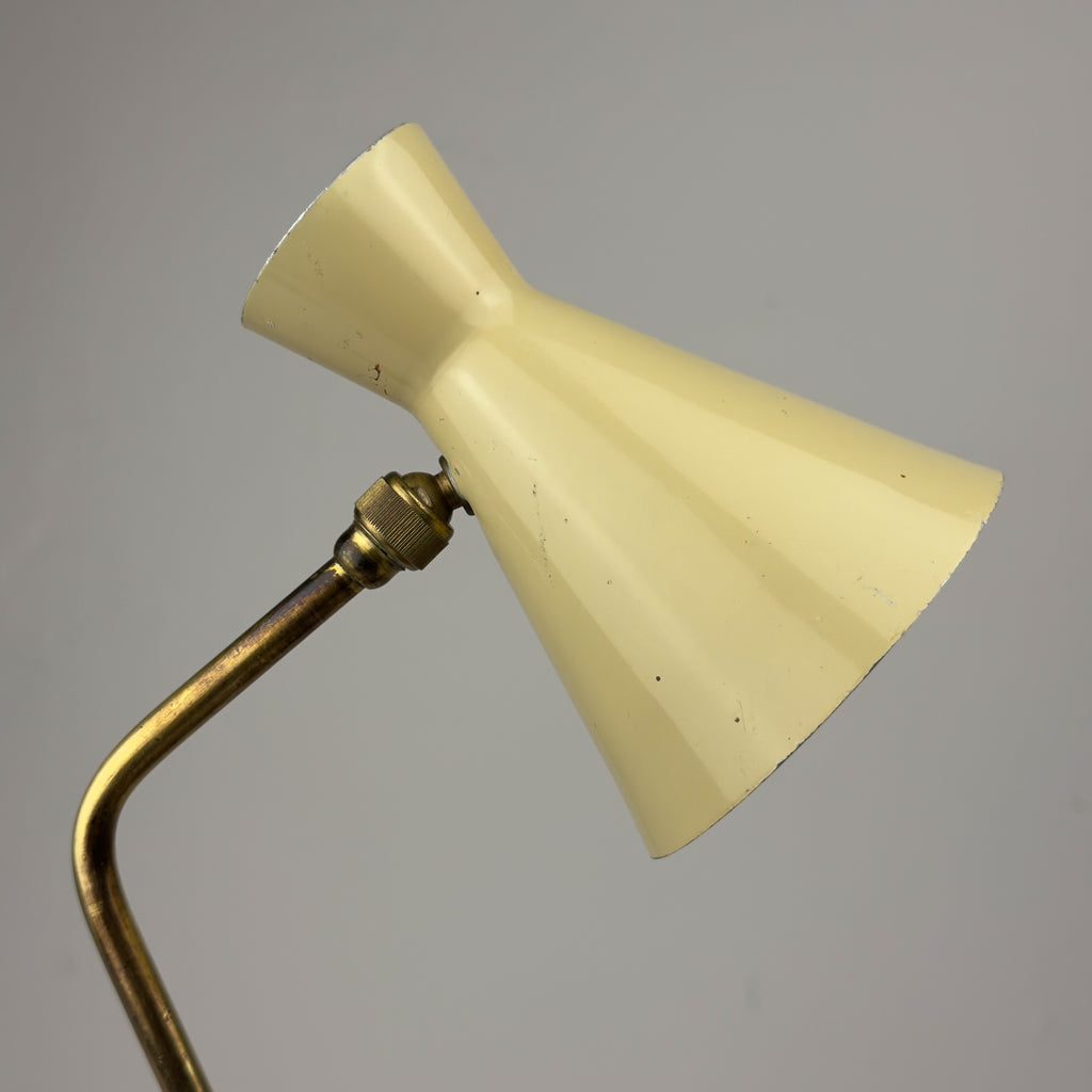 Vintage metal table lamp by Stilnovo, Italy 1950s