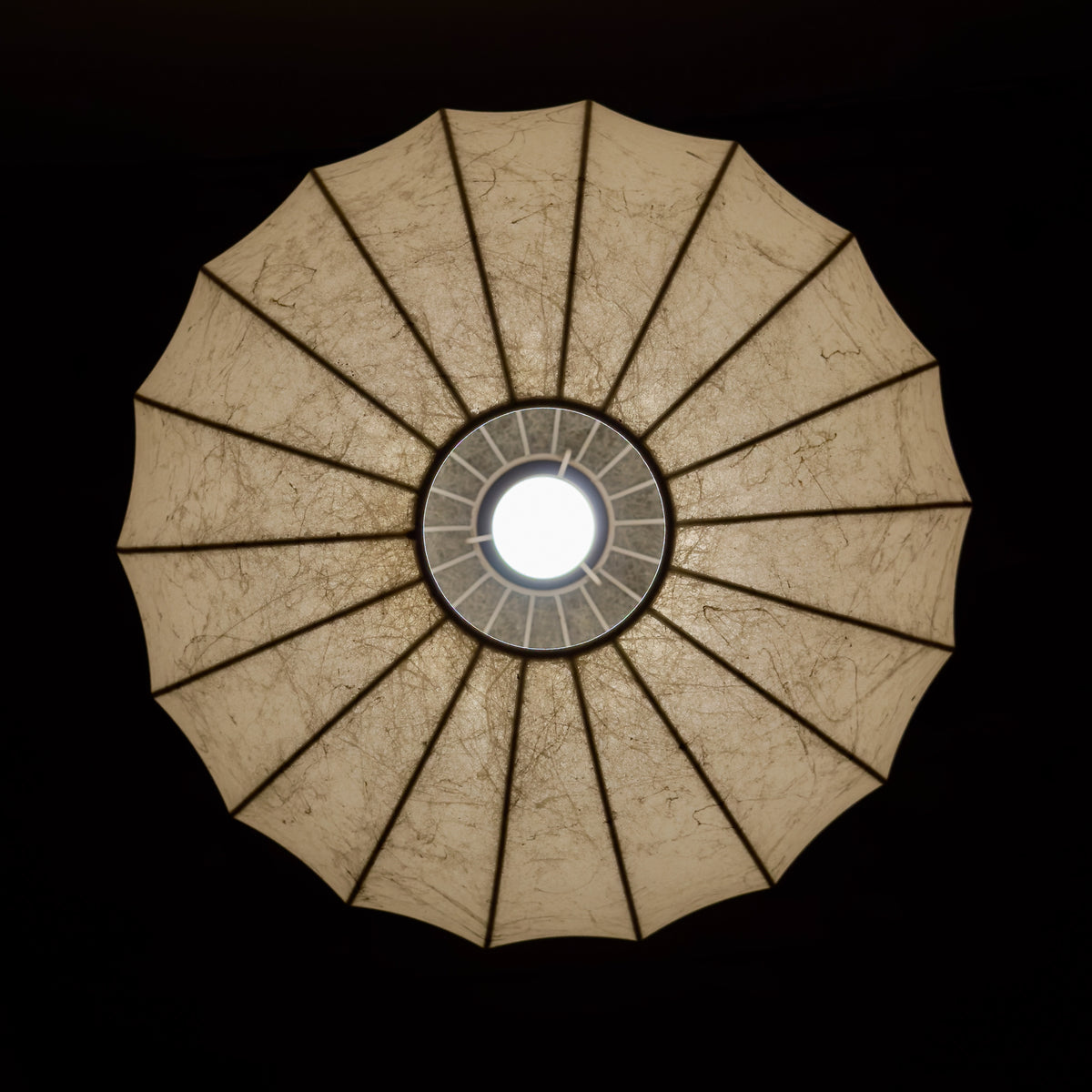 Cocoon Pendant Lamp by Friedel Wauer for Goldkant Leuchten, Germany 1960s
