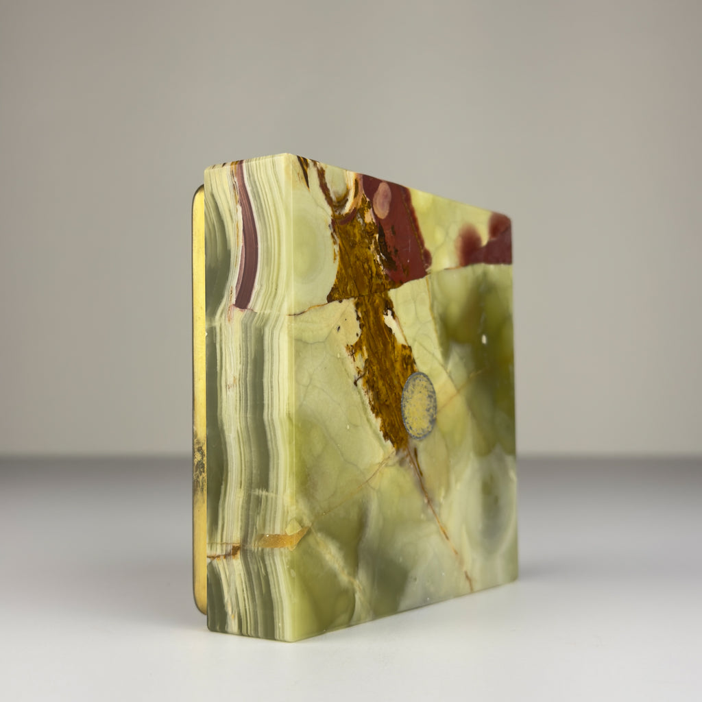 Vintage onyx ashtray, Italy, 1950s