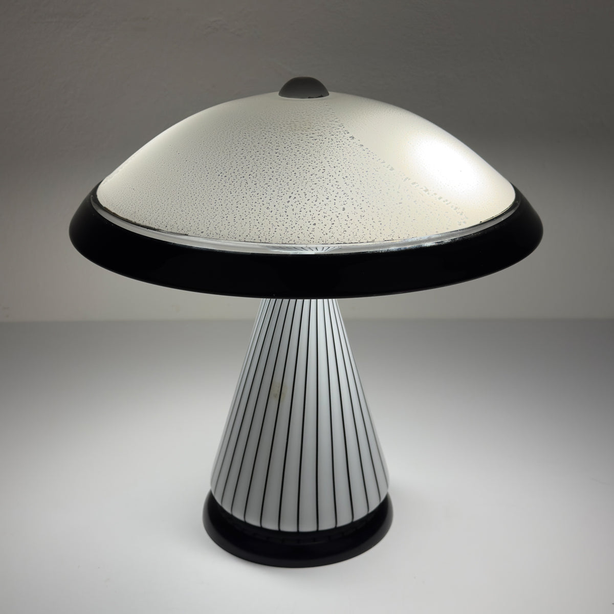 Original vintage murano table lamp by Zonca, Italy 1980s