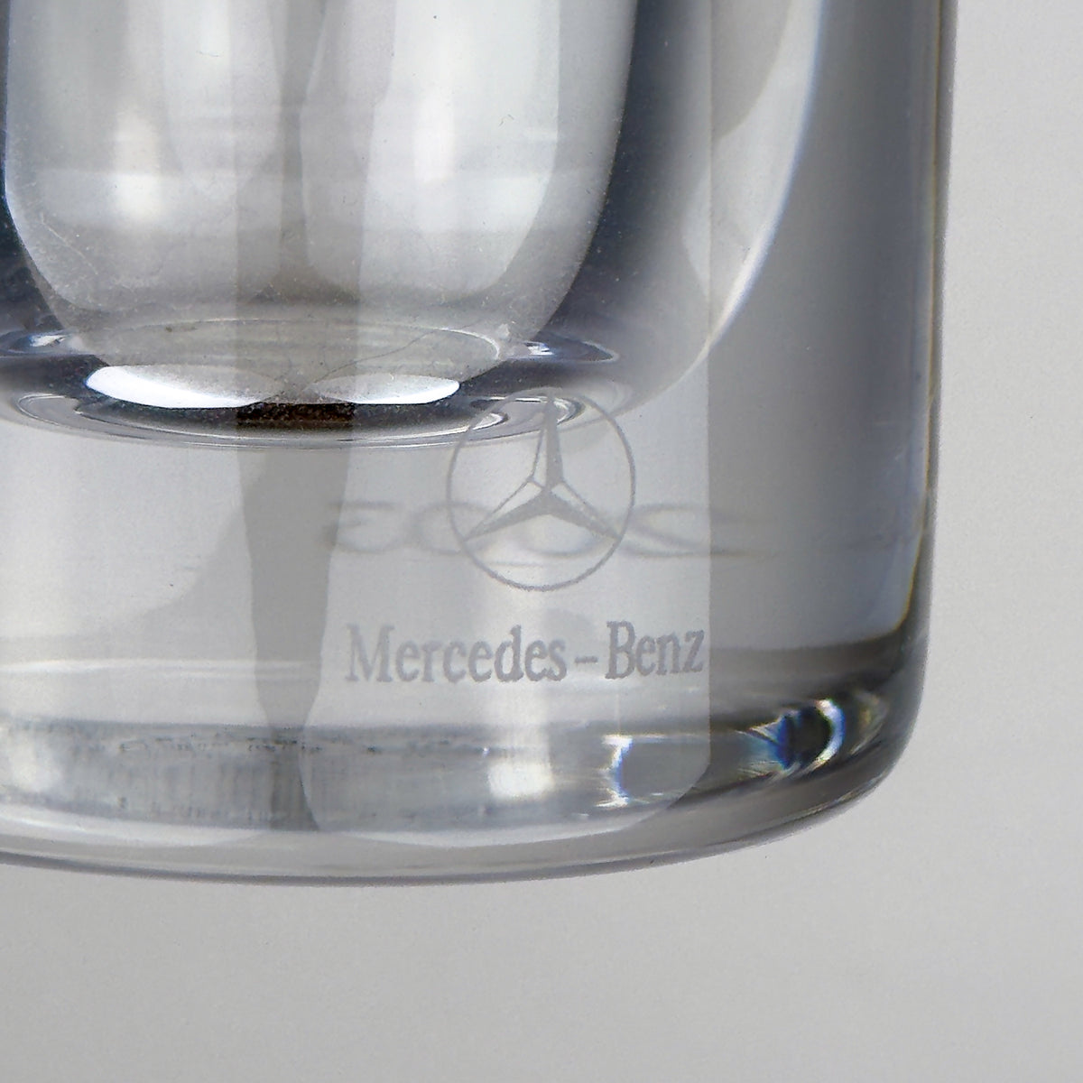 Mercedes-Benz Auto Rotonda Crystal Glass Vase by Il Giugno, 2003, Italian Design, 24% Lead Crystal