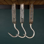 Vintage Iron Steel Butchers Hook, Austria 1970s