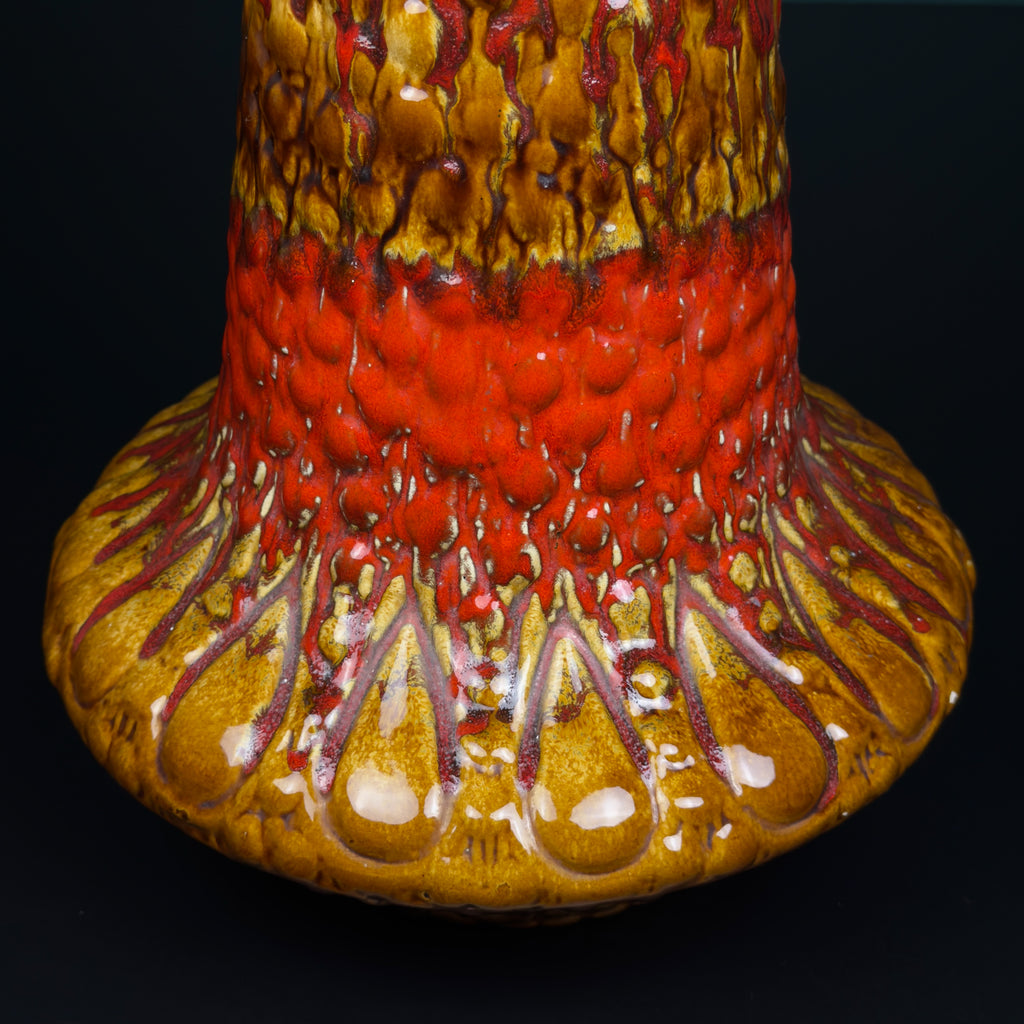 Vintage ceramic vase LAVA by KIL Liboje, Yugoslavia 1960s