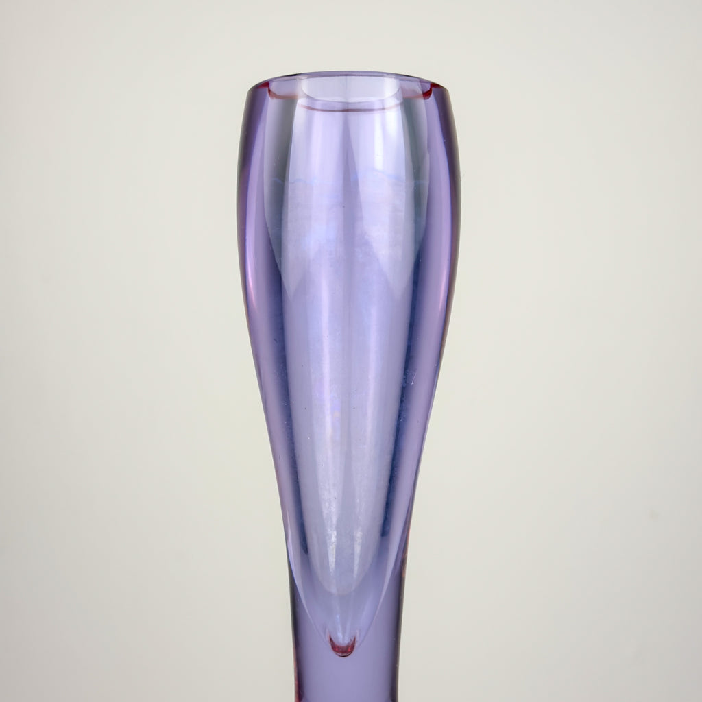Vintage pink murano vase, Italy, 1970s