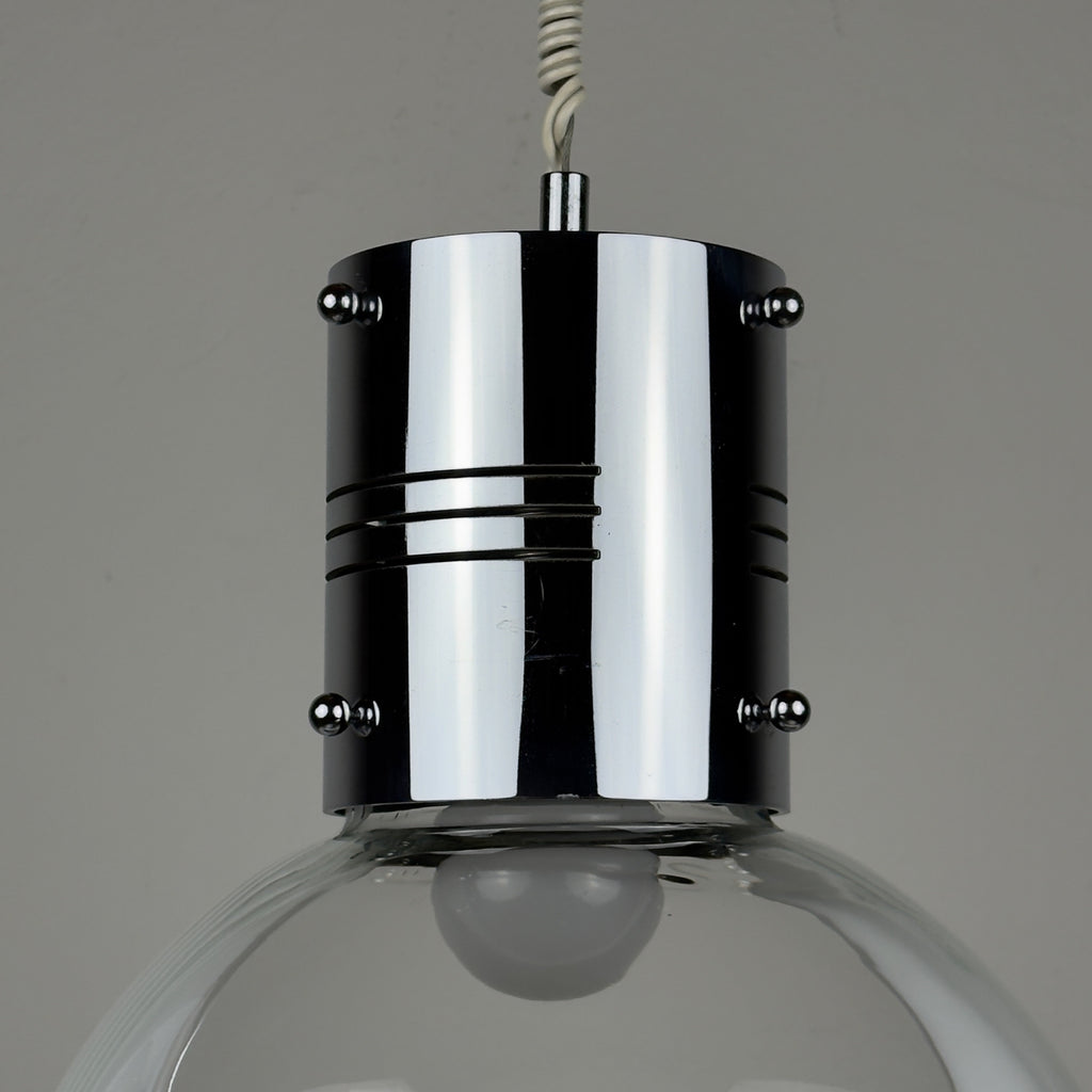 Vintage pendant lamp Membrane by Toni Zuccheri for Venini, Italy 1960s