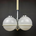 Gino Sarfatti murano glass globe chandelier Italy 1960s