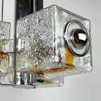 Toni Zuccheri Murano Glass Cube Chandelier for VeArt, 1970s