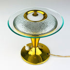 Vintage night lamp Italy 1970s Mid-century modern Space age light UFO table lamps