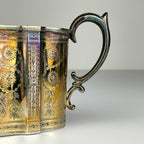 Antique Silver Plated Coffee and Tea Set by Elkington & Co, 1880s