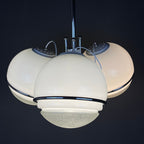 Gino Sarfatti large globe chandelier Italy 1960s