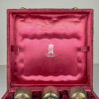 Antique Silver Plate Glass Set: Sheffield Edward Collection, England 1890s