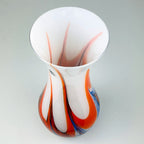 Carlo Moretti Murano Glass Vase: Hand-Cut Italian Art, 1970s