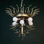 Original cascade Murano glass Crystal Prism Chandelier from Venini, Italy 1970s