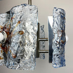 Mid-Century AV Mazzega Murano Glass Chandelier: Italian Space Age Lighting