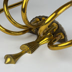 Vintage brass wall lamp by Stilnovo, Italy, 1950s